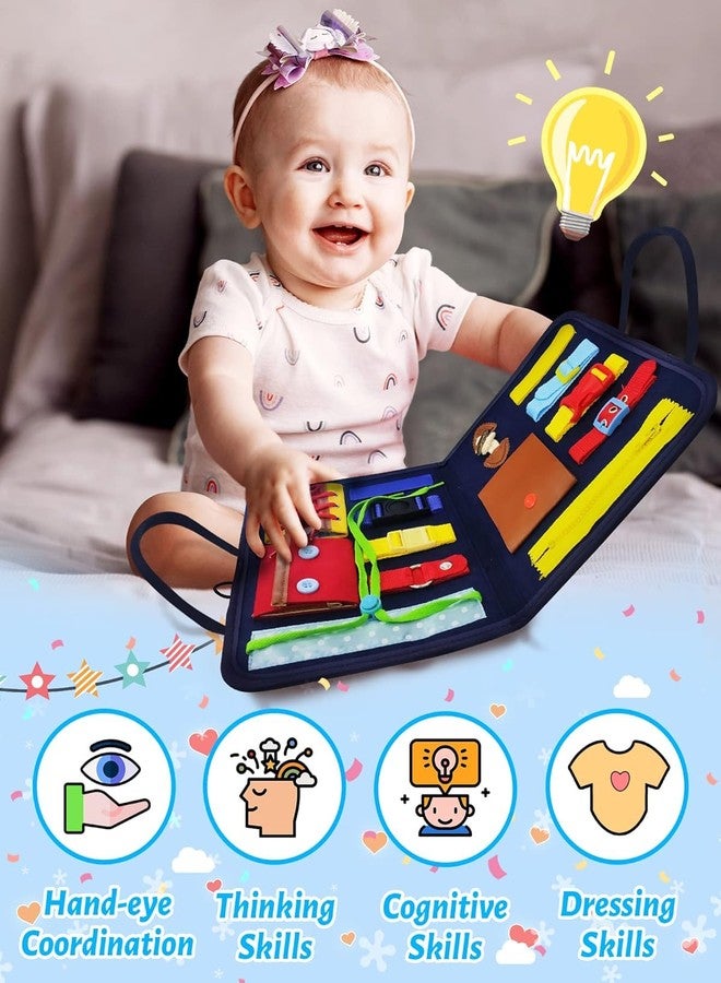 Bhavyam Kids Busy Book for 2 Years Toodles Learnings Zipping & Unzipping Skill Development fine Motor Skills Activities Toys Games to Keep Kids Busy in Travelling(1pcs) - Image 4